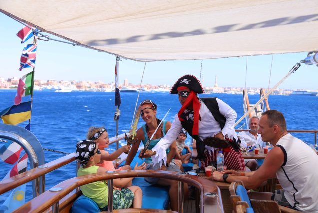 Pirates Sailing Boat to Ras Mohammed & White island