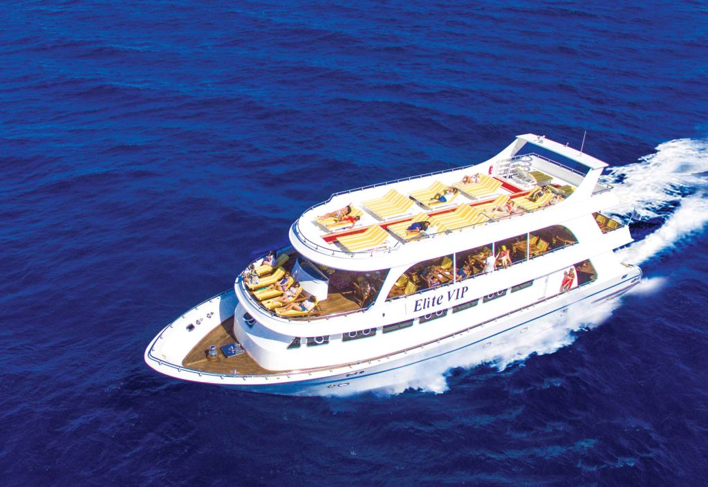 Elite VIP Cruise with BBQ buffet lunch Hurghada